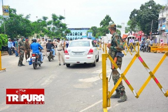 Covid Curfew Falls on Day 11 in Agartala Municipal Corporation Covid Curfew Falls on Day 11 in Agartala Municipal Corporation